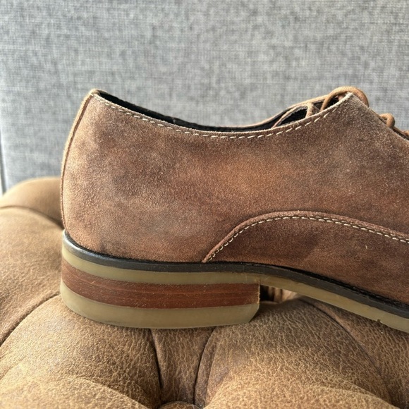 Donald J Pliner Embe Brown Suede Oxford Dress Shoes 10.5 - Picture 11 of 15